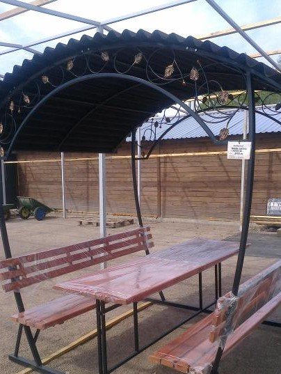 Беседка садовая 8-ми местная разборная MS-BSE-03